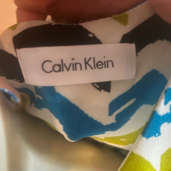 Calvin Klein Multicolor Chevron Blouse - Picture 5 of 5